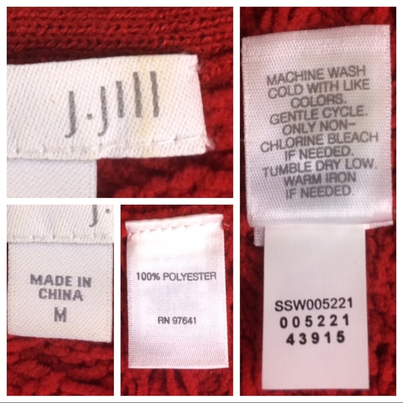 J. Jill Chenille Basket Weave Cardigan - Picture 2 of 8